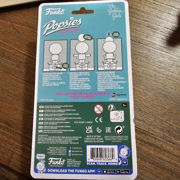 Funko Popsies The Golden Girls Blanche pop up message, NWP - Picture 4 of 4